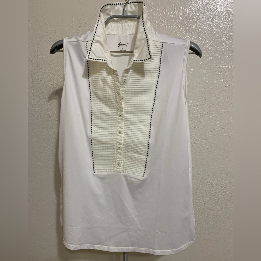 Swing brand Sleeveless Golf Shirt Sz L